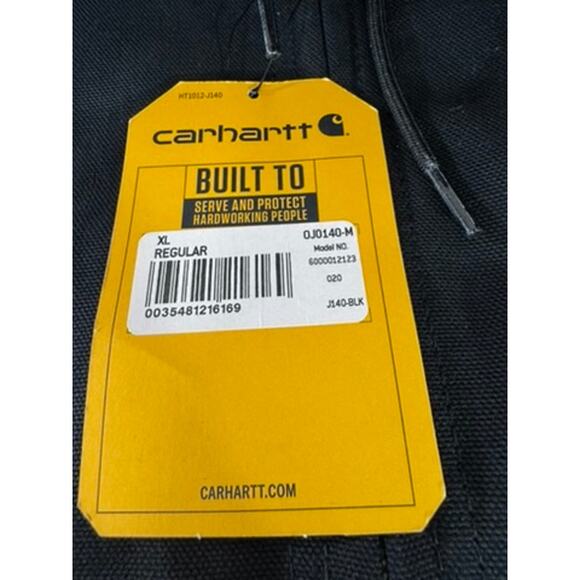 NWT!! CARHARTT, Loose Fit, Size XL, Hooded , Full Zip, Work Coat,#OJ0140-M - Picture 7 of 12